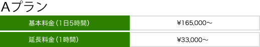 料金表　Aプラン