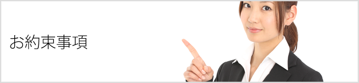お約束事項