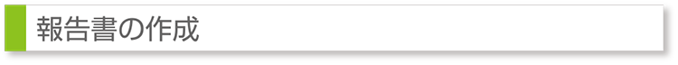 報告書の作成